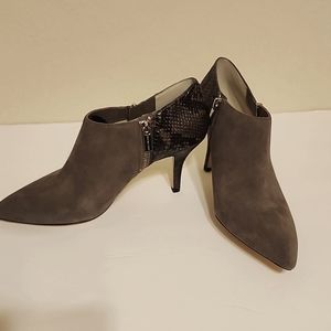 Authentic MK Clara Grey Ankle Bootie